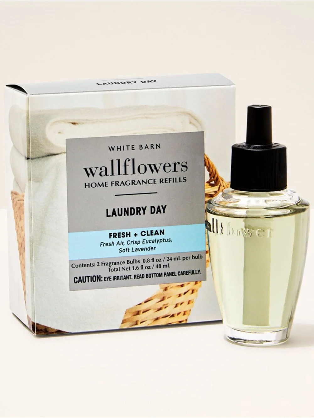Bath and Body Works Wallflowers Laundry Day 2 Pack Refills NWT - Picture 1 of 3